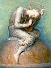 George Frederick Watts Famous Paintings - Hope